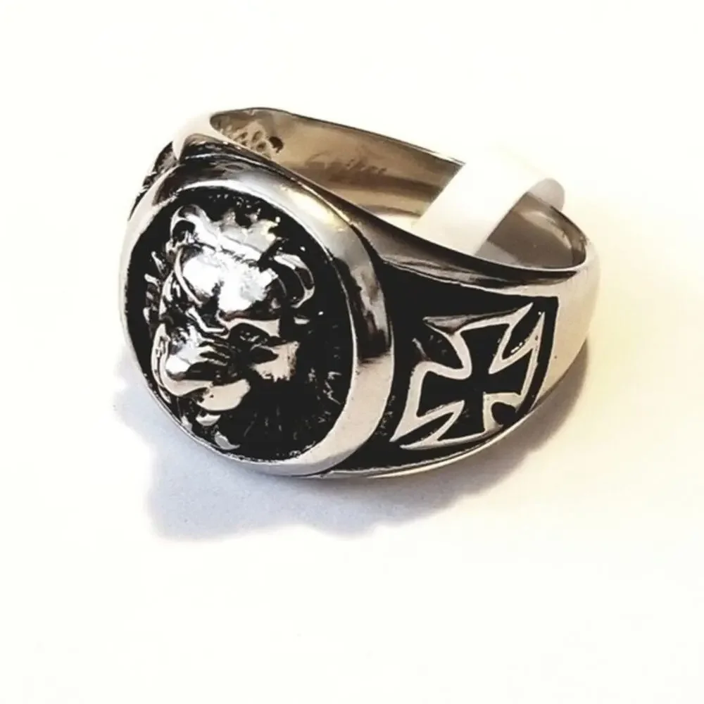 316L Stainless Steel hypoallergenic Loin ring men women size‎ 9